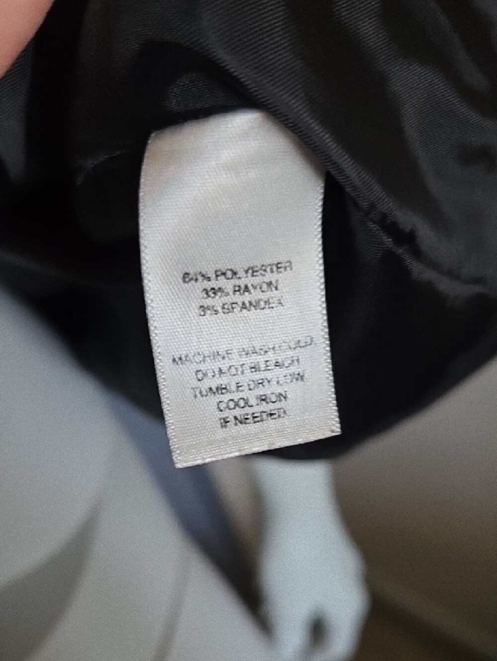 White House Black Market Black Ruffled Lapel 3/4 Sleeve Blazer - Picture 7 of 12